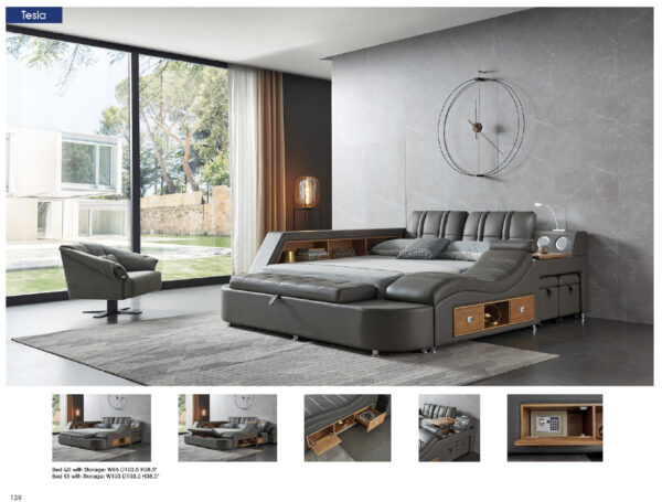 Mat Tesla Bed p11793 By ESF Furniture - Image 2