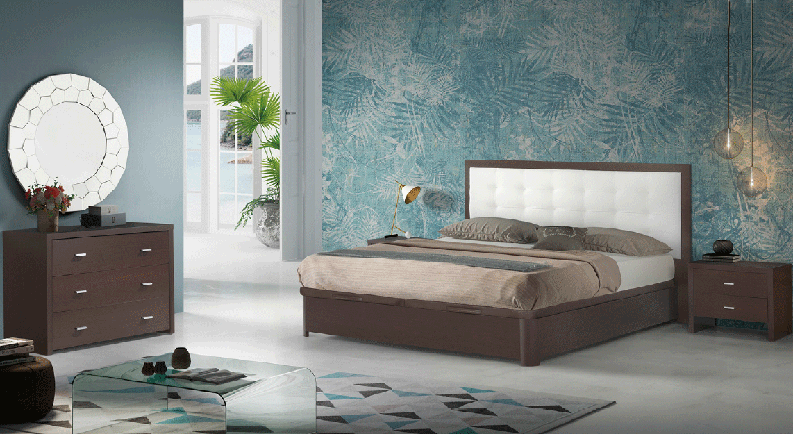 Mat Regina Bedroom Set QS with Storage bed p9978 By ESF Furniture