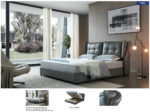 Shiny 1806 Bed with storage p11017 By ESF Furniture Luxury Beds Mobilia Cleopatra 39 Shiny 1806 Bed with storage p11017 By ESF Furniture 39