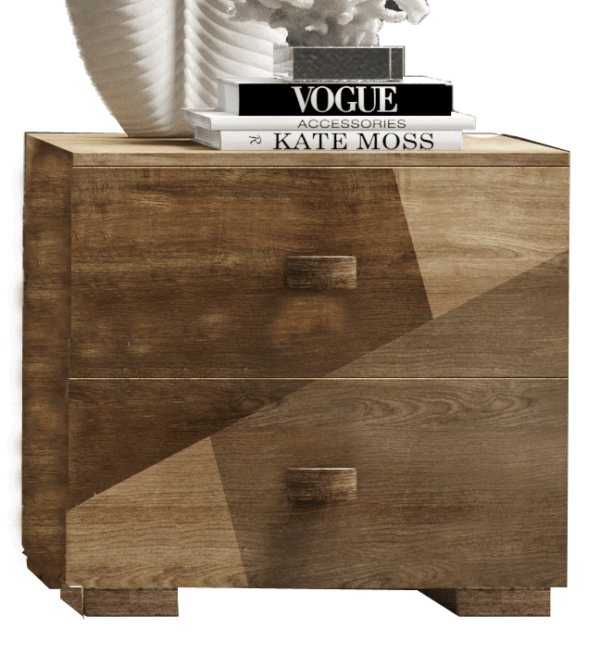 High Gloss Lacquer Picasso Nightstand i29034 By ESF Furniture 5