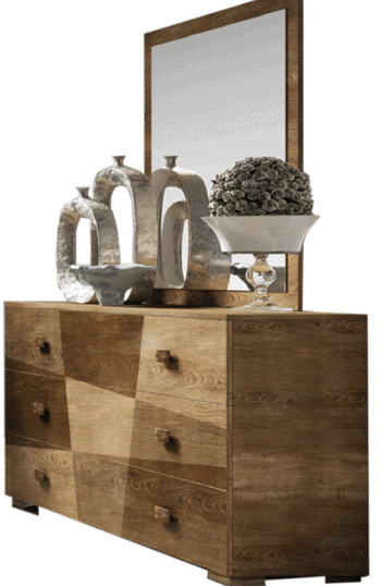 High Gloss Lacquer Picasso Mirror only i29048 By ESF Furniture