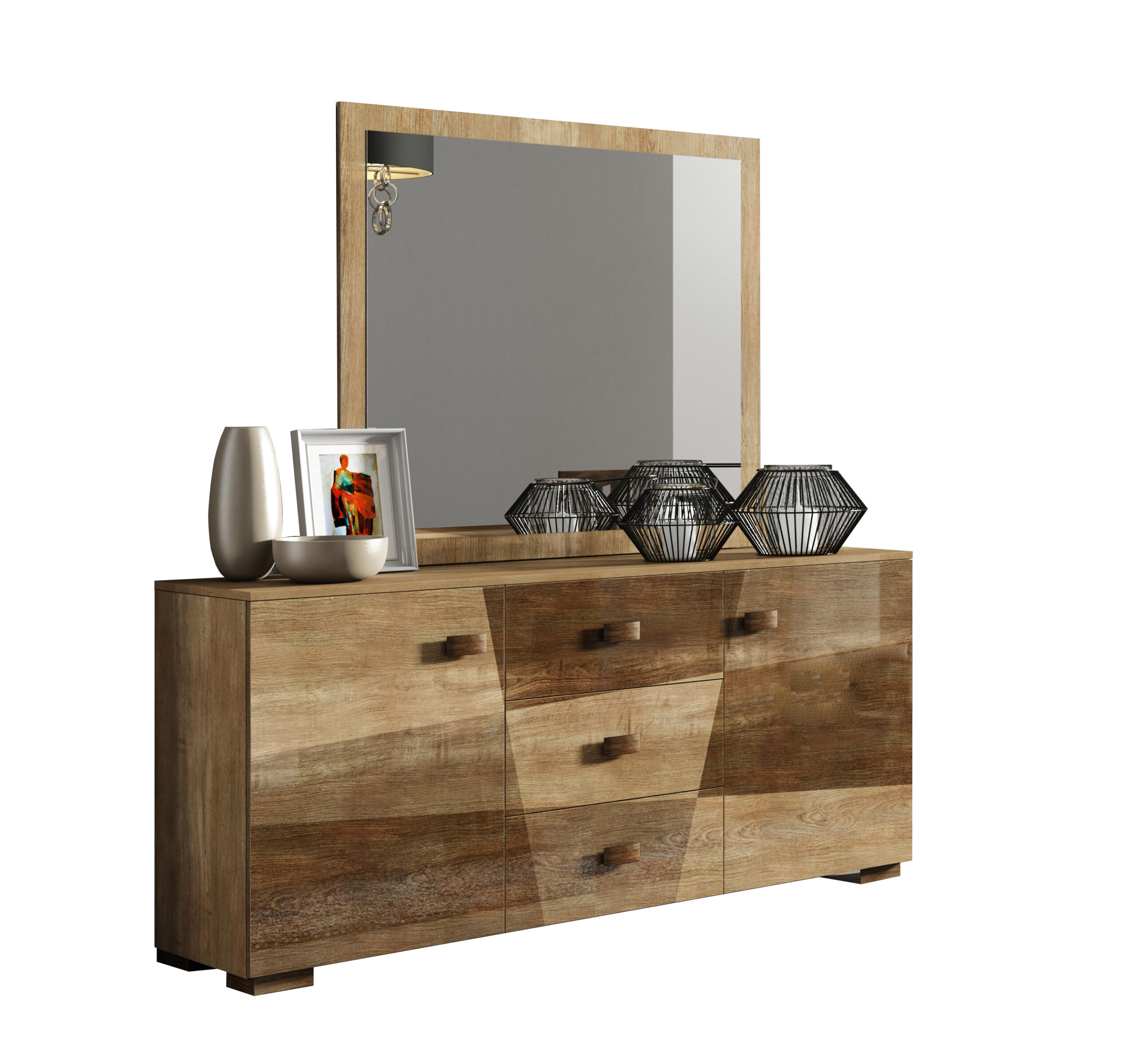 High Gloss Lacquer Picasso 3 Door Buffet p11661 By ESF Furniture