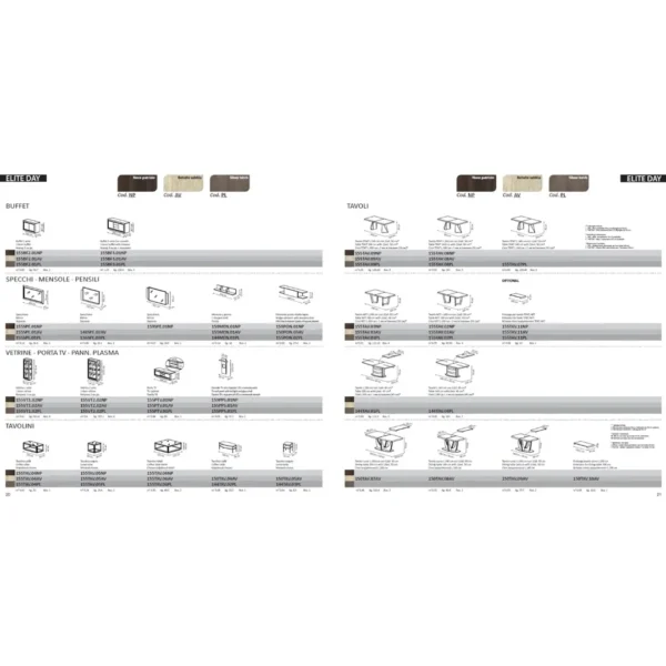 High Gloss Lacquer Elite Dining Room Set Brown Silver Birch