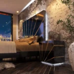 Mat, Shiny Oro Black Bedroom Set