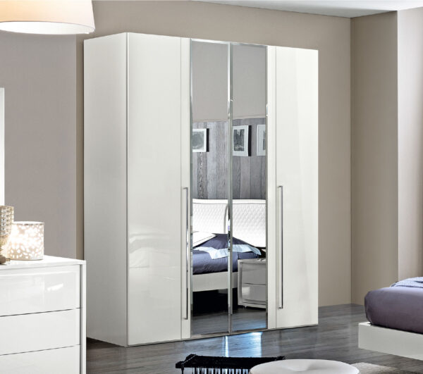 White Bed Set Dama Bianca Night Additional Items p6972 By ESF Furniture 17