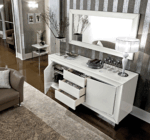 High Gloss Lacquer Dama Bianca Buffet p10482 By ESF Furniture 7