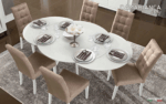 Dama Bianca Side Chair i18601 By ESF Furniture Dining Chair & Bench Mobilia Cleopatra 14 Dama Bianca Side Chair i18601 By ESF Furniture 14