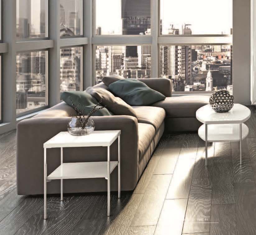 High Gloss Lacquer Dama Bianca Coffee & End Table p12473 By ESF Furniture