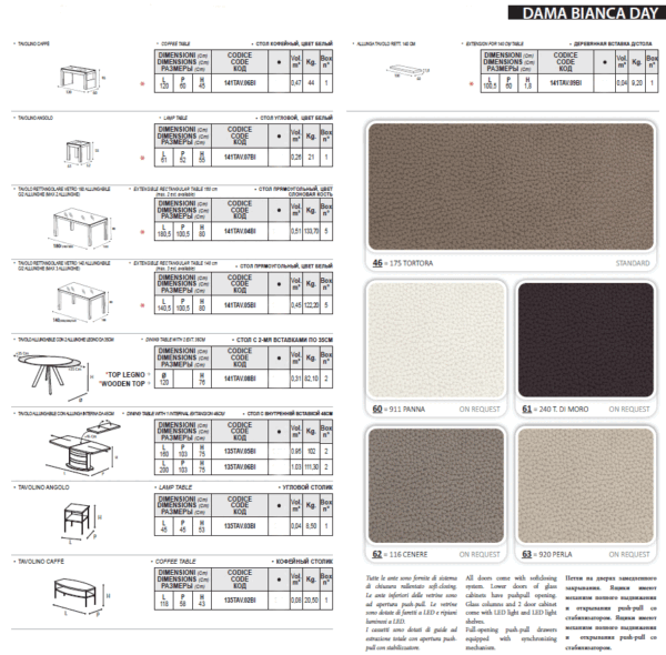 Dama Bianca Day Additional Items p7228 By ESF Furniture - Image 12