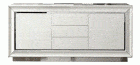 Dama Bianca 3-Drawer Buffet