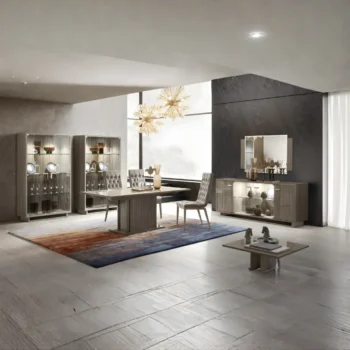 Volare Dining room Set Gray By ESF Furniture