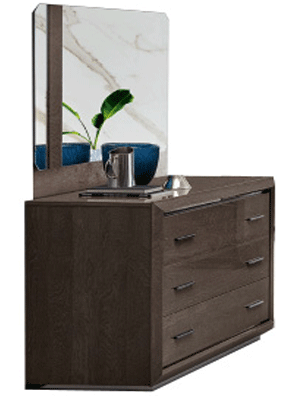 Elite Night Single Dresser Silver Birch