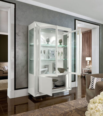 High Gloss Lacquer Dama Bianca 2 Door China p10481 By ESF Furniture