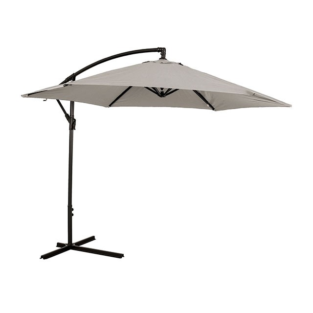 Canvas Stone GLAM CANTILEVER UMBRELLA W/ LED GM-3003CS By Furniture of America.