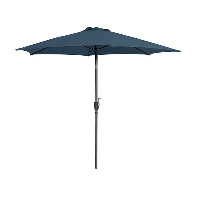 Dark Sapphire HALO ROUND TILTING UMBRELLA GM-3002DS By Furniture of America.