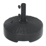 Black FAB ROUND UMBRELLA BASE GM-3004 By Furniture of America. 9