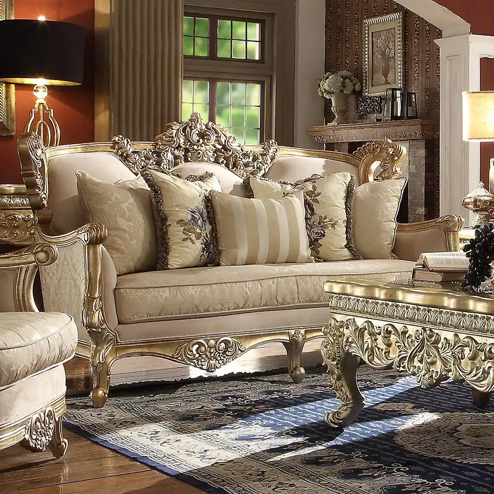 Luxury 7 PCs Dining Table Set HD-8024 By Homey Design 7