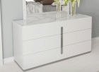 Carrara Double Dresser White