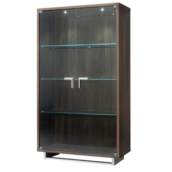 Volare Dining Room Set Dark Walnut/Nickel Additional Items