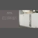 Roma White Additional Items Dining Room Set