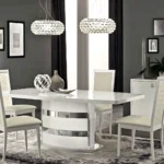 Roma White Additional Items Dining Room Set