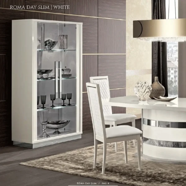 Roma White Additional Items Dining Room Set