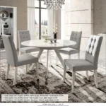Roma White Additional Items Dining Room Set