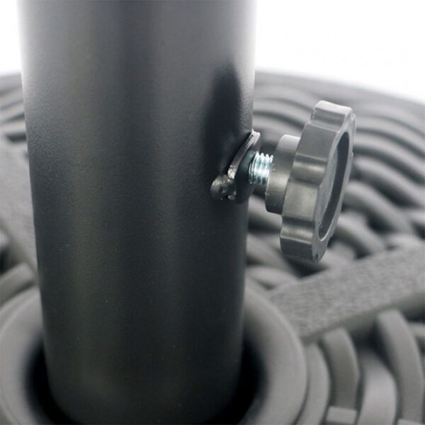 Black FAB ROUND UMBRELLA BASE GM-3005 By Furniture of America. 8