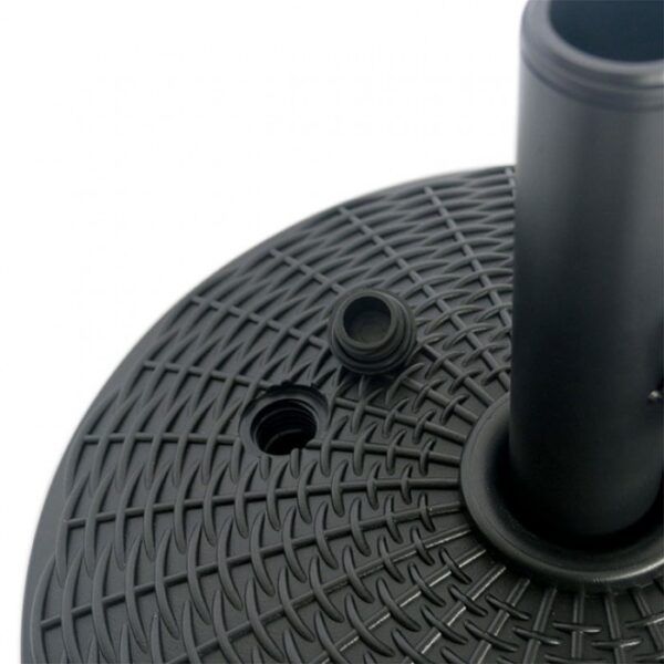 Black FAB ROUND UMBRELLA BASE GM-3004 By Furniture of America. 8