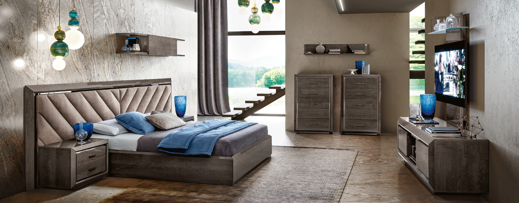 Elite Night “BOISERIE” Bedroom Set p12146 Additional Items By ESF Furniture