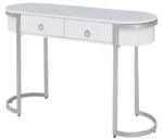 High Gloss Lacquer 131 Hallway Console Table White/Silver i26172 By ESF Furniture 13