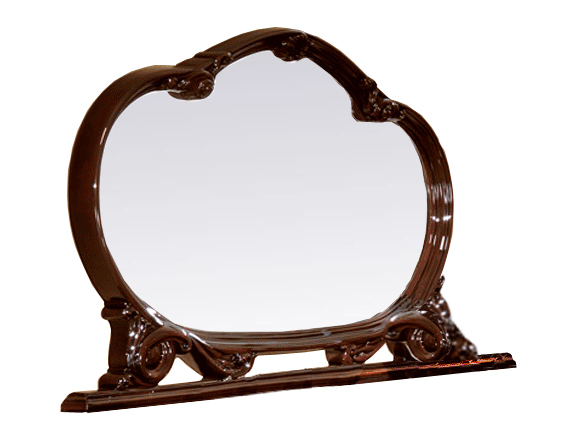 Shiny Pamela Mirror Walnut ONLY! i32488 By ESF Furniture 5
