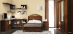 Nostalgia Night Walnut Bedroom Set p5137 By ESF Furniture 74