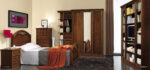 Nostalgia Night Walnut Bedroom Set p5137 By ESF Furniture 75