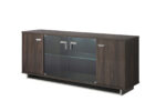 Volare Dining room Set Dark Walnut/Nickel Additional items p13025 By ESF Furniture ESF Furniture Mobilia Cleopatra 21 Volare Dining room Set Dark Walnut/Nickel Additional items p13025 By ESF Furniture 21