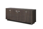 Volare Dining room Set Dark Walnut/Nickel Additional items p13025 By ESF Furniture ESF Furniture Mobilia Cleopatra 23 Volare Dining room Set Dark Walnut/Nickel Additional items p13025 By ESF Furniture 23