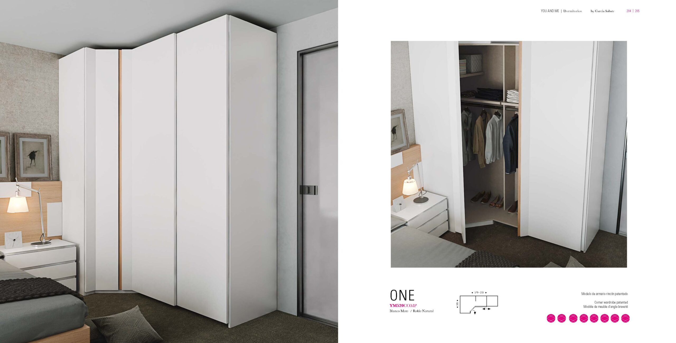 YM520 Wardrobes i24800 By ESF Furniture
