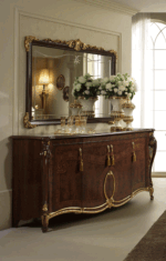 Donatello mirror for Vanity dresser/Buffet i37890 By ESF Furniture Luxury Bedroom Dressers & Mirrors Mobilia Cleopatra 11 Donatello mirror for Vanity dresser/Buffet i37890 By ESF Furniture 11