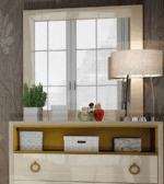 High Gloss Lacquer Velvet mirror for Single dresser i38050 By ESF Furniture 7