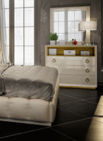 High Gloss Lacquer Velvet mirror for Single dresser i38050 By ESF Furniture 8