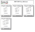 White Italian Bedroom Set Treviso Additional Items p12008 By ESF Furniture 26