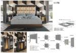 Mat MX70 Bedroom Set p12446 By ESF Furniture Luxury Bedroom Sets Mobilia Cleopatra 19 Mat MX70 Bedroom Set p12446 By ESF Furniture 19
