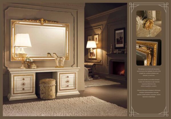Leonardo Night Bedroom Set, Arredoclassic Italy p7208 By ESF Furniture 13