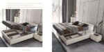Mat Luna White Bedroom Set additional items p9092 By ESF Furniture Luxury Bedroom Sets Mobilia Cleopatra 59 Mat Luna White Bedroom Set additional items p9092 By ESF Furniture 59