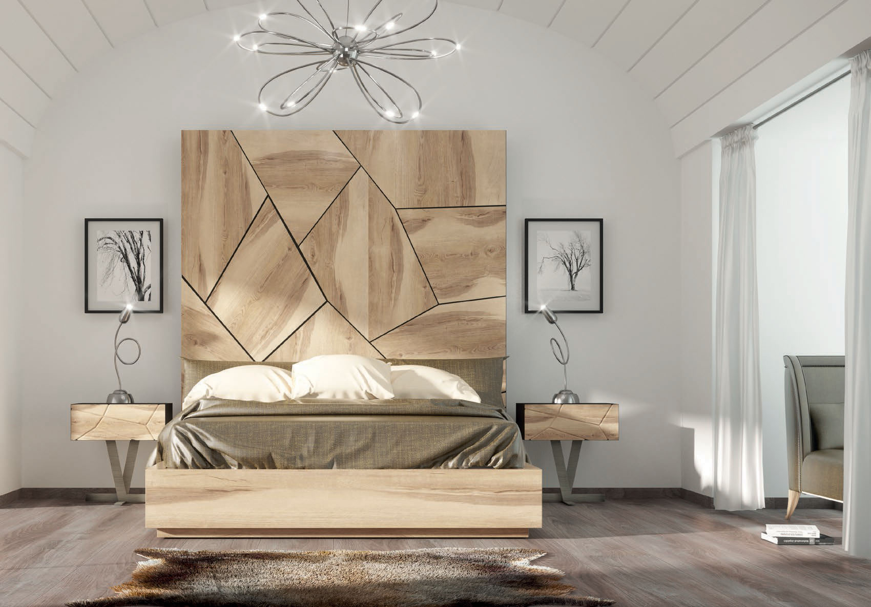 DOR 163 Bedroom p10857 By ESF Furniture