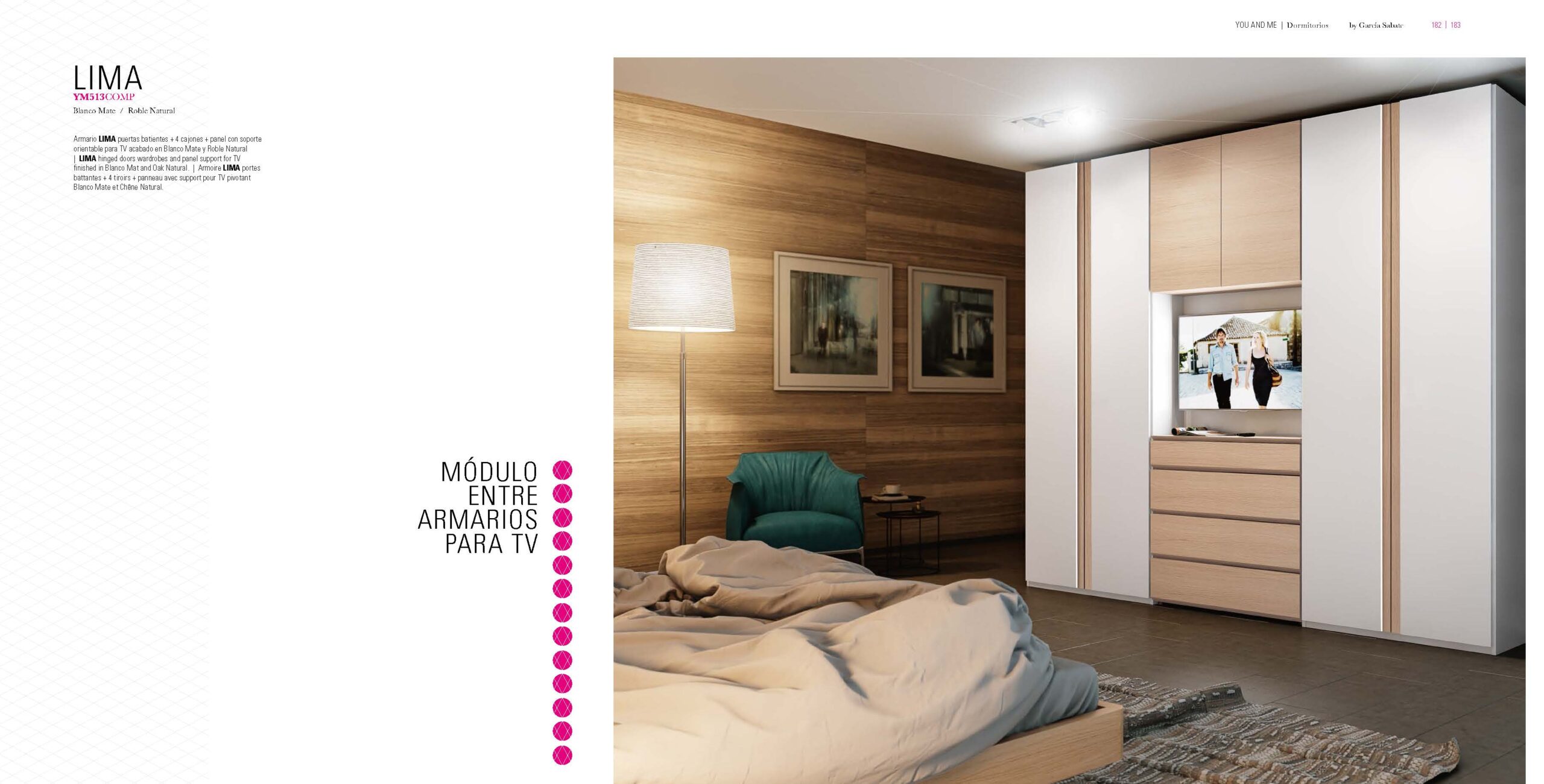 YM513 Wardrobe i24789 By ESF Furniture
