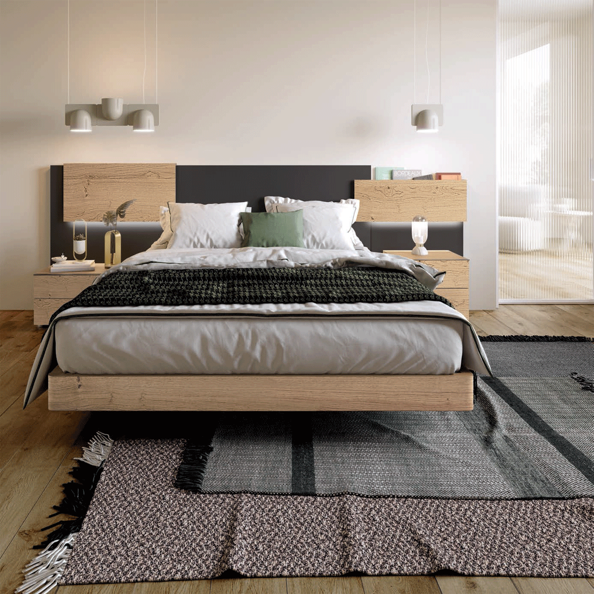 YM 109 Bedroom Set p12604 By ESF Furniture