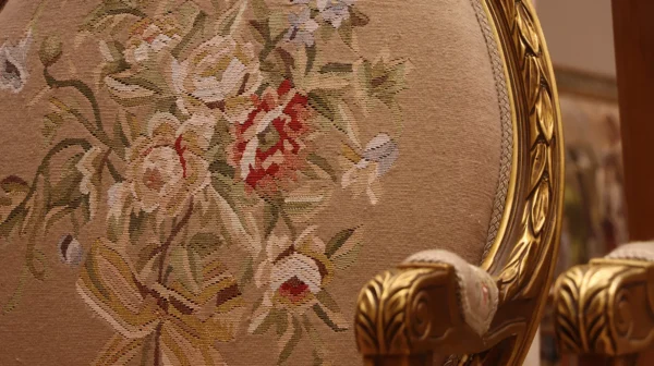 MC-8 moka beige Rococo sofa set - Image 5