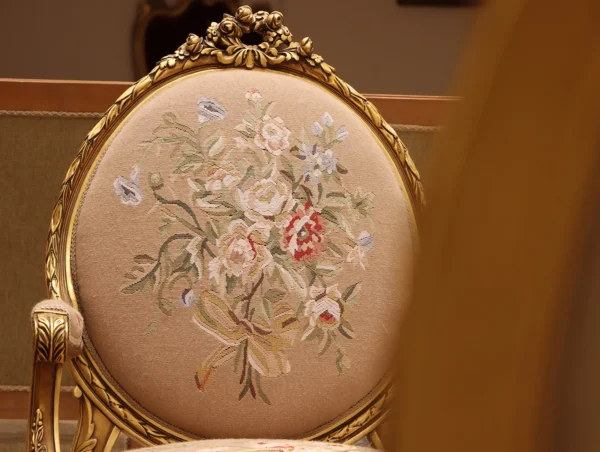 MC-8 moka beige Rococo sofa set - Image 7