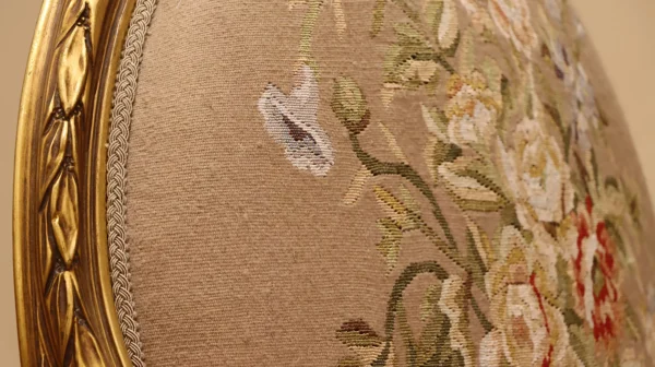 MC-8 moka beige Rococo sofa set - Image 9